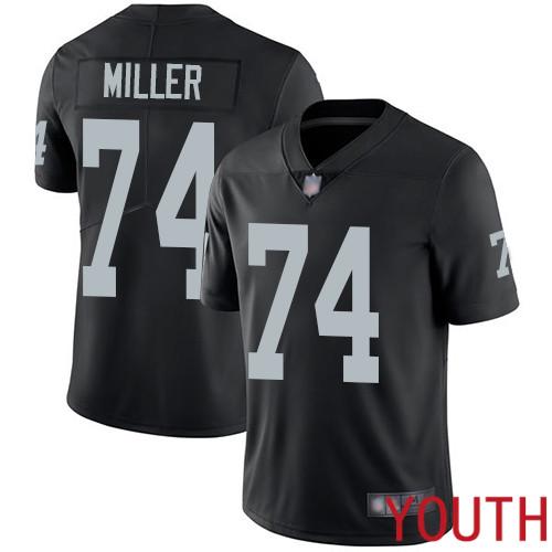 Oakland Raiders Limited Black Youth Kolton Miller Home Jersey NFL Football 74 Vapor Untouchable Jersey